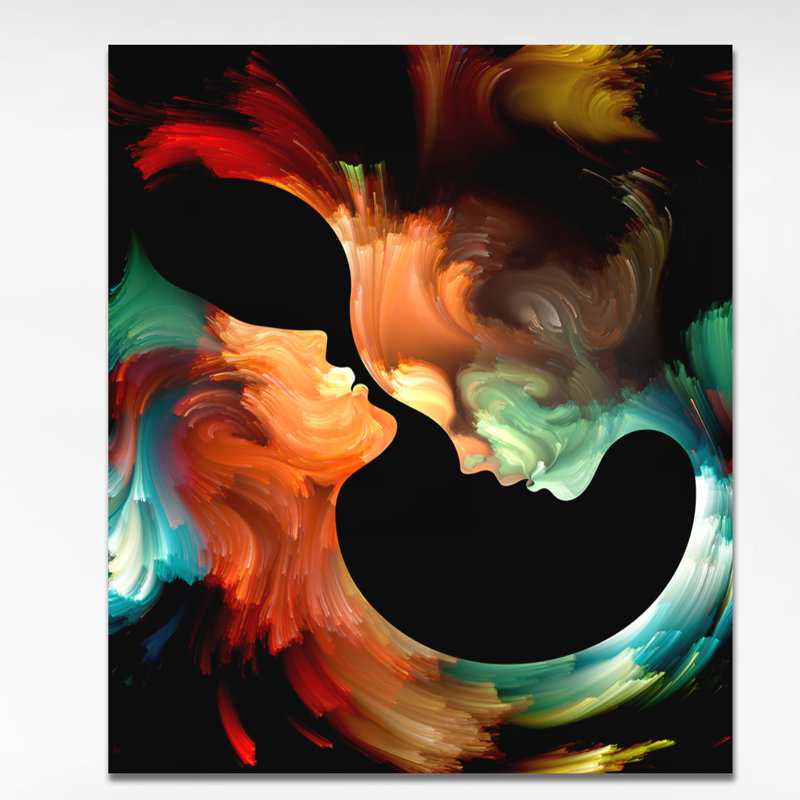 « realms of paint », impression, H 40 po x l 30 po x P 1,5 po, Toile tendue