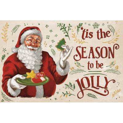Jalah Santas List III Ivory sur toile