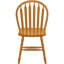 Clermeau 18" Windsor Back Dining Chairs, Solid Wood with Light Oak Finish-481122089