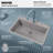 Karran Quartz 33'' X 22'' Large Single Bowl Drop-in Kitchen Sink-61825442