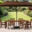 Ensemble de table de salle à manger de patio six pièces-680667388