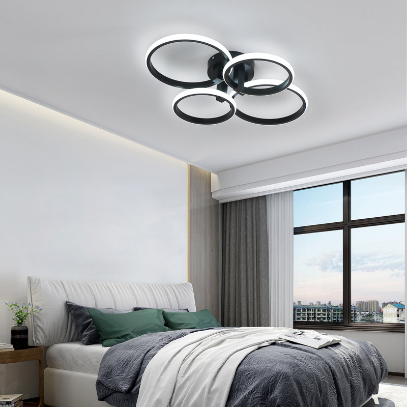 Round 4-Light LED Flush Mount