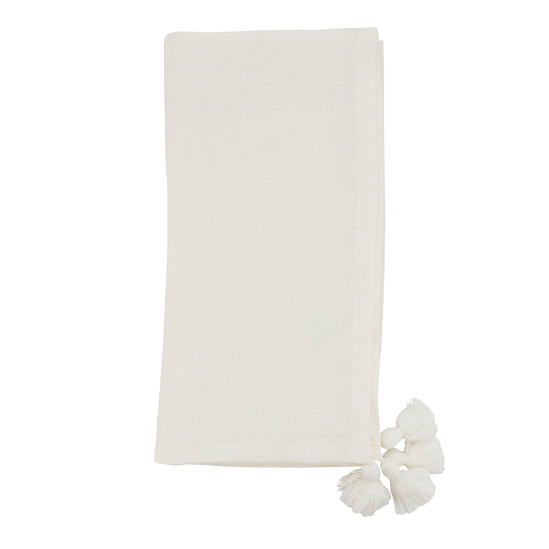 Ensemble de serviettes de table 4 pièces, Ivoire