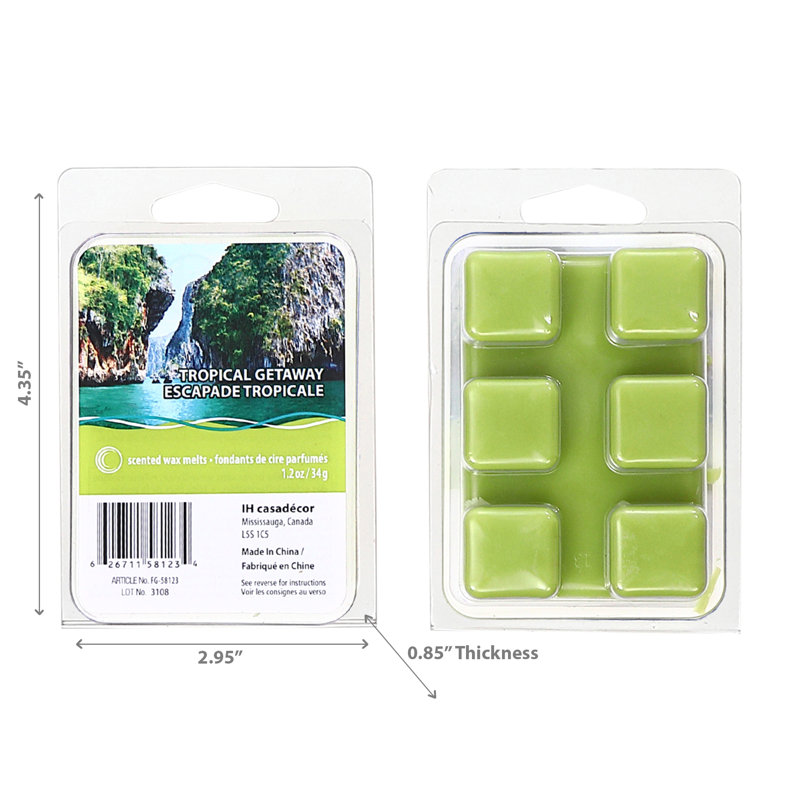 Ensemble de fonte parfumée 4 pièces Tropical Getaway