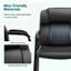 Chaise de salle d'attente empilable en cuir avec structure en métal