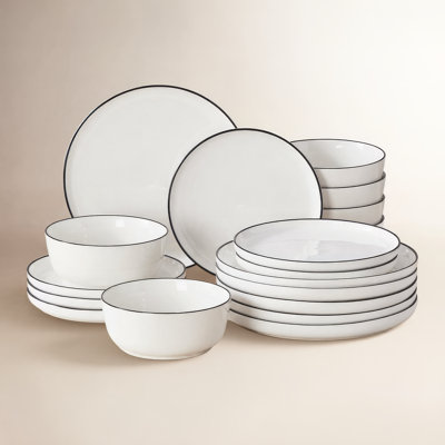 18-Piece Ceramic Dinnerware Set