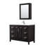 Ensemble de meuble-lavabo simple 48 po avec miroir Daria-97901533-97901535