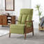 Fauteuil à structure en bois, fauteuil d'appoint moderne