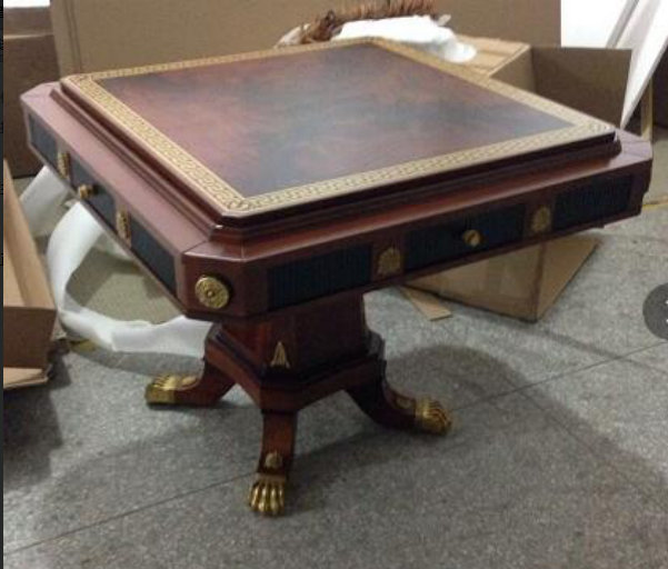 Empire Infinity Furniture Import 38.2 " 4 - Player Beech Card Table