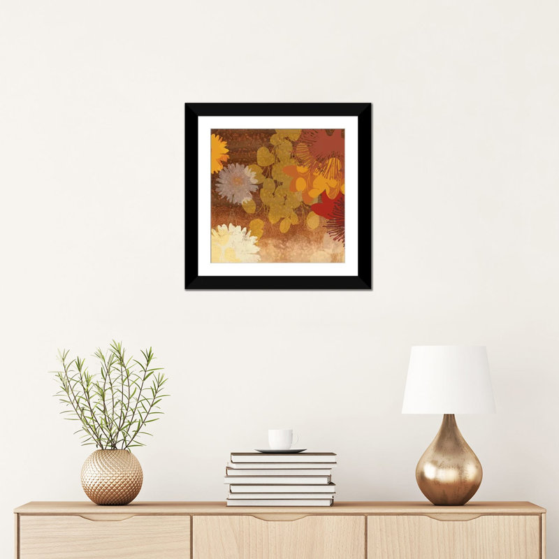 « surprise i », impression sur toile, H 18 po x l 18 po x P 1,5 po, Toile avec cadre noir, Blanc