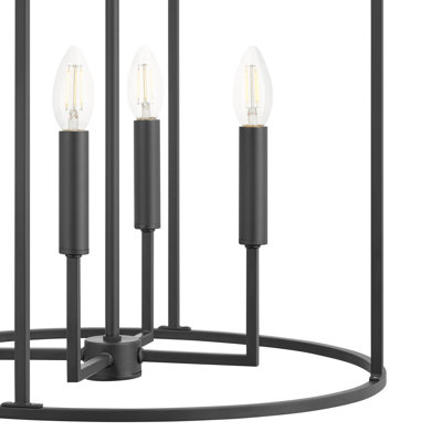 Luminaire suspendu 4 lumières Keldric