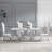 Granit Unfinished Metal Base Dining Table-99841142-99841145