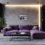 1 Panel Purple Wall Art Purple Wall Decor Lavender with Candle Canvas Picture for Bathroom Modern Flowers Pictures for Bedroom Kitchen Office Home Decor Ready to Hang 12x18 inches