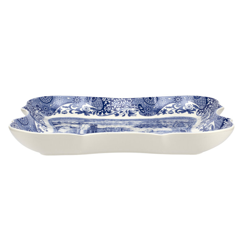 Spode Blue Italian 14 Inch Devonia Tray