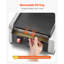 Commercial Panini Press Grill Electric Sandwich Maker Griddle Plate 8.8x9 in