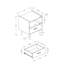 Table d'appoint, table de bout, tiroir de rangement, table de chevet, chambre à coucher, salon, contemporain, moderne