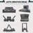 10Pcs Play Sofa Set For Kids, Modular Sofa Fold Out Couch Playhouse Play Set For Toddlers-528153108-526619093