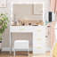 Aimara Dressing Table with Mirror-1903386684