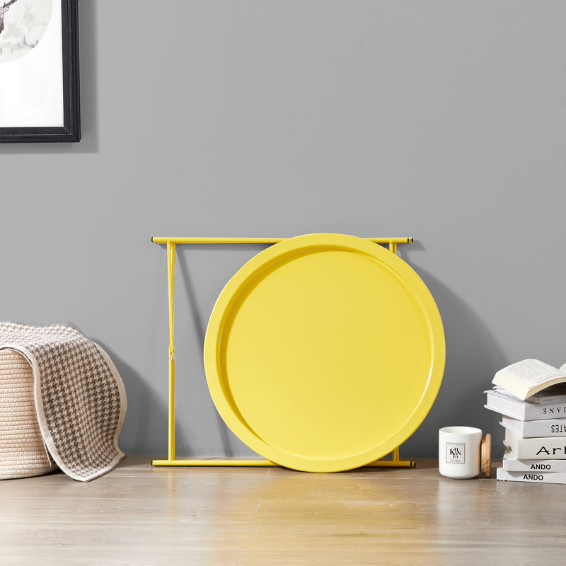 Petite table de bout Annaleese, Jaune