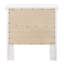 Table de chevet transitionnelle blanche élégante-787805892