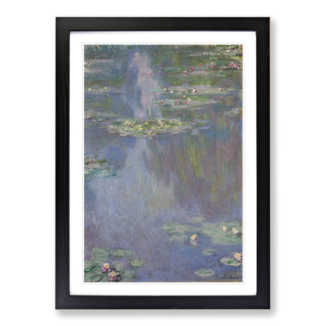 Water Lilies Lily Pond Vol.39 by Claude Monet - Framed Print