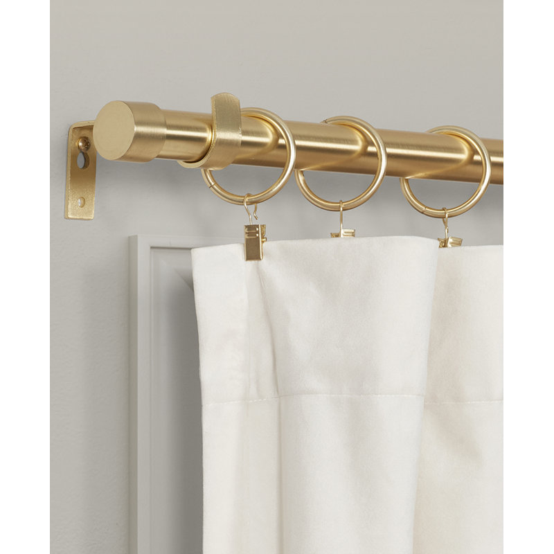 Stanton 86" Window Rod, 46" - 86", Gold