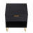 Dumbo 20" Fluted Nightstand In Black (1-Drawer)-1077747511