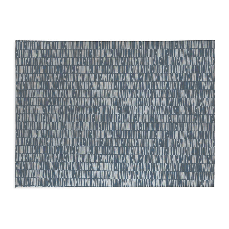 Paillasson pour bibliothèque, Bleu, L 60 po x L 84 po