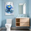 Plantes et fleurs, fleur de lotus bleue, art de la réflexion de l'eau