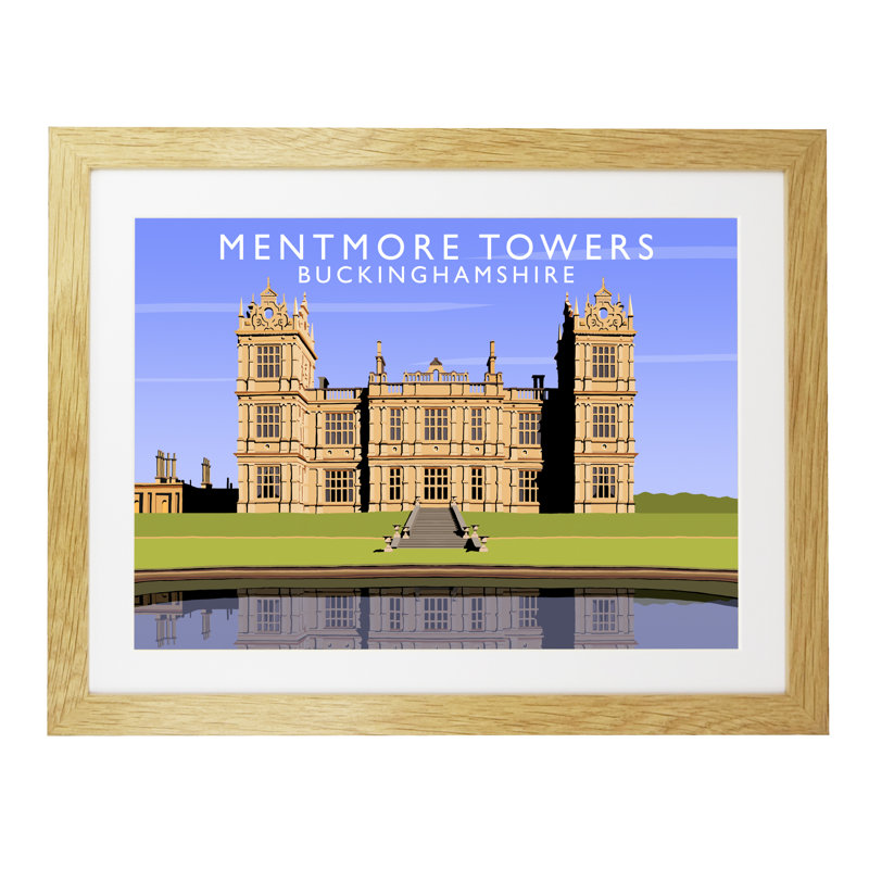 1 Piece Wall Art, 33.5 cm H x 43.5 cm W x 2.2 cm D, Oak Wood Frame