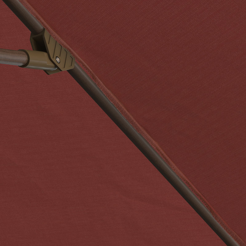 Mât de parasol 11 pi Simulation, Rouge