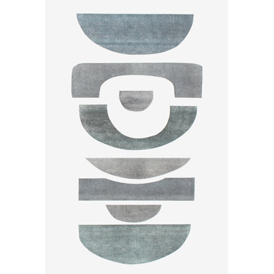 Neutral Totems VIII by Rob Delamater - Wrapped Canvas Painting