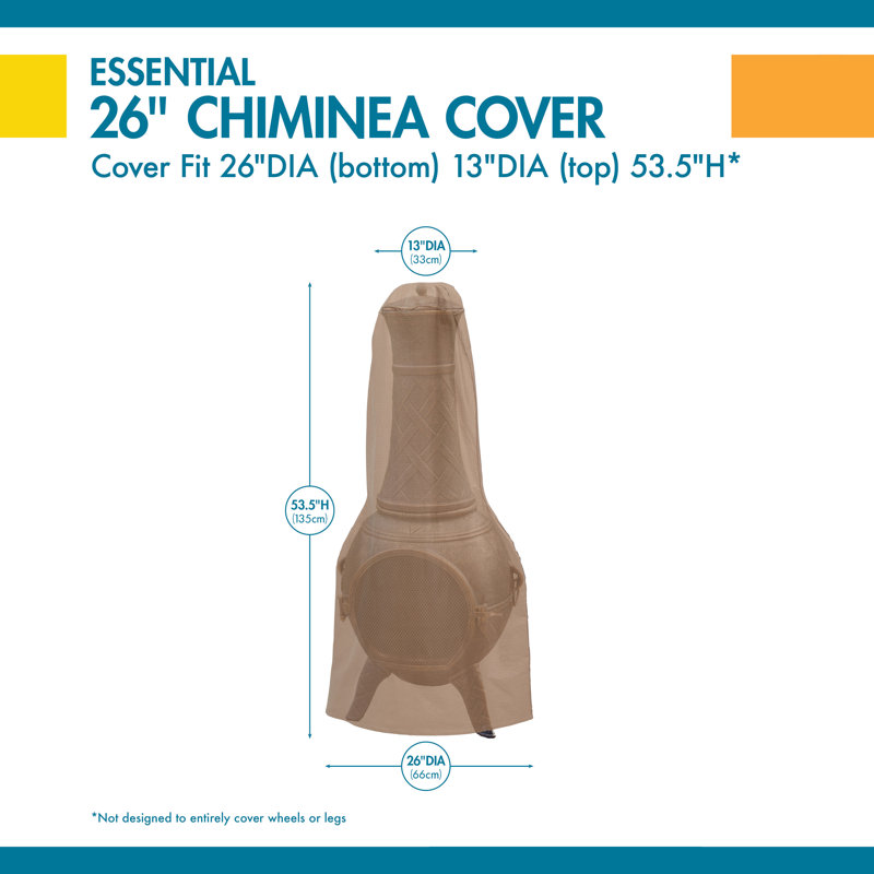 Arlmont & Co. Felipe 26'' W x 26'' D Patio Heater Cover