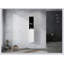 Armoire de salle de bain moderne moderne de 12 pouces avec portes à fermeture douce et fixation flottante pour des solutions de rangement élégantes