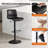 Lolar Swivel Bar Stools Set, Counter Height Bar Stools with Back, Adjustable Bar Stools 24" to 32", Faux Leather Bar Stools for Kitchen Island-1002076744-1002076743