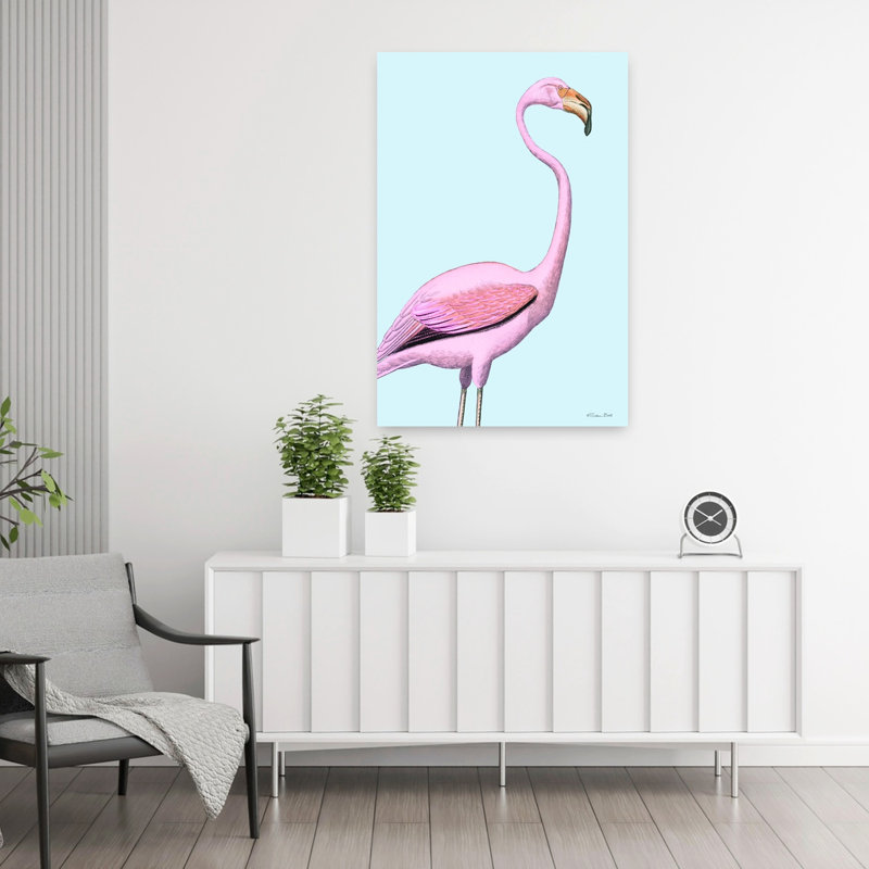 Flamingo by Susan Ball - Wrapped Canvas Print, 91.44 cm H x 60.96 cm W