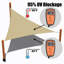 Voile d'ombrage 200 g Royal Shade Triangle-55597052-117027744