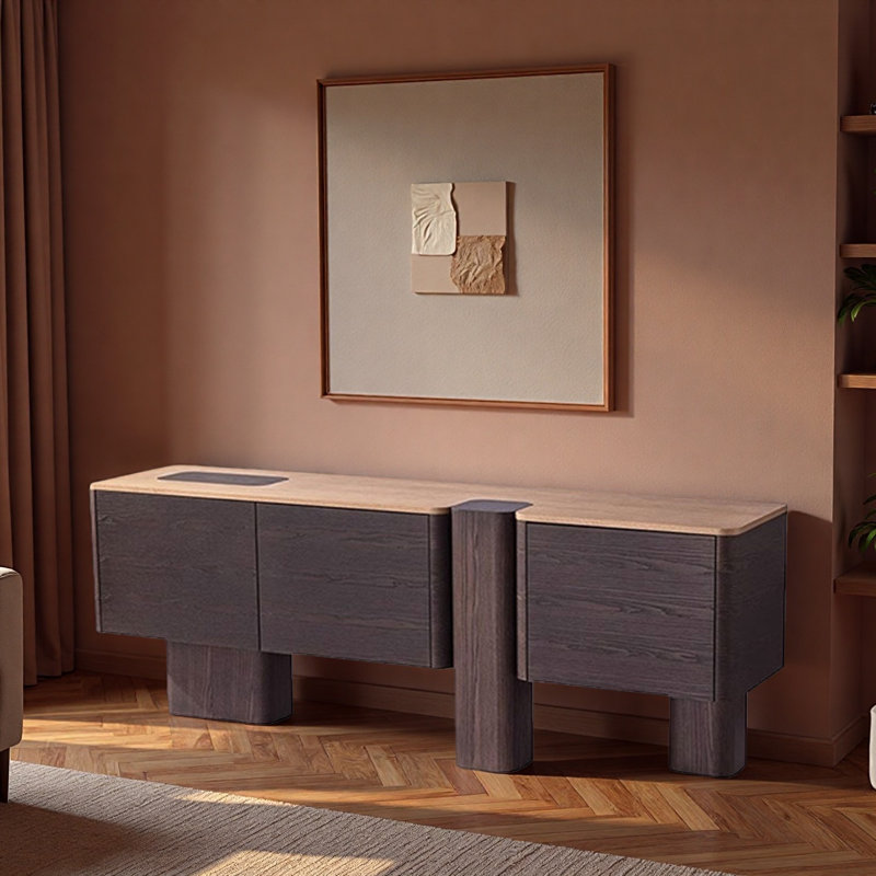 Buffet Minimalist Art, H 31,5 po x l 55,12 po x P 16,93 po