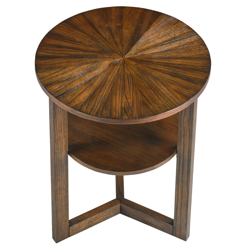 Freyha End Table, Brown, 24" H x 19.3" W x 19.3" D