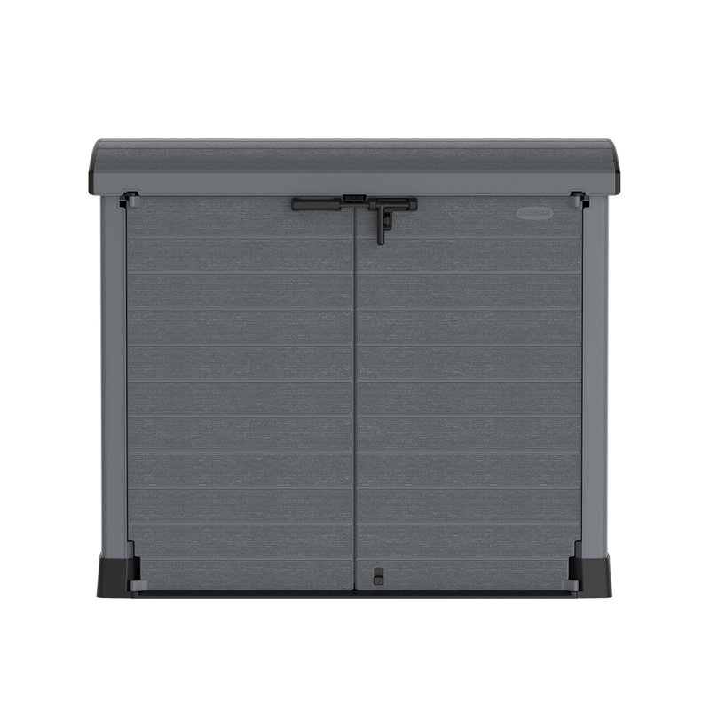 DuraMax 57.09 " W 317.01 Gallons Resin and Polypropylene Lockable Deck Box, Charcoal