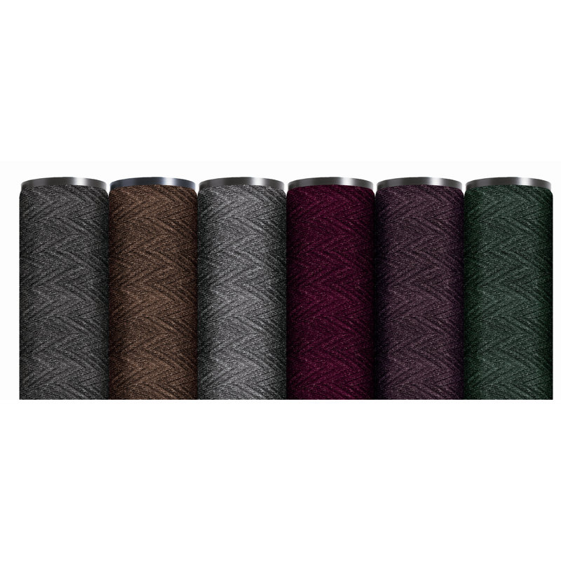 Paillasson antidérapant pour l'intérieur Alezandria, Tapis de couloir : 3 pi x 10 pi, Gris