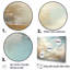 «Beige Gold Minimalisme Clouds I», reproduction sur toile-537707845-537707854