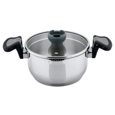 Carl Schmidt Sohn Stainless Steel (18/10) Round Dutch Oven