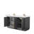 66'' Double Bathroom Vanity with Cultured Marble Top-79721176-79721178-97966189