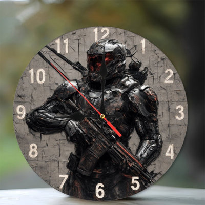Soldat futuriste sur cadran