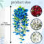 3 pièces fleurs artificielles suspendues fausses plantes pour le jardin