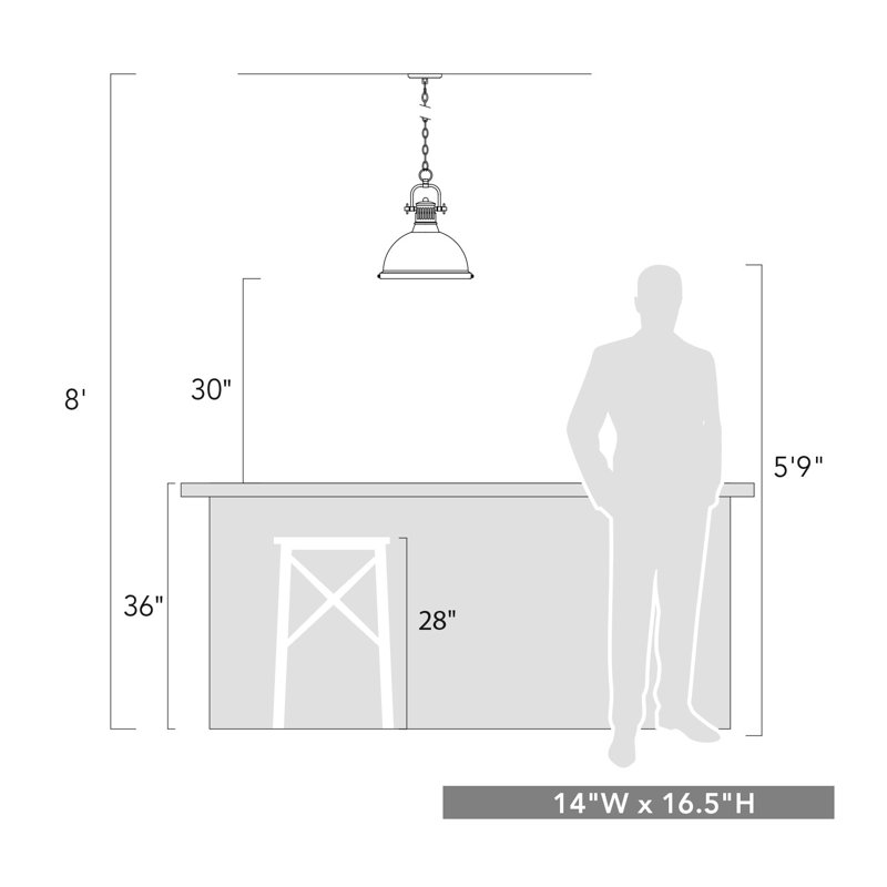 Alethia 1 - Light Pendant, Rubbed Bronze, Rubbed Bronze