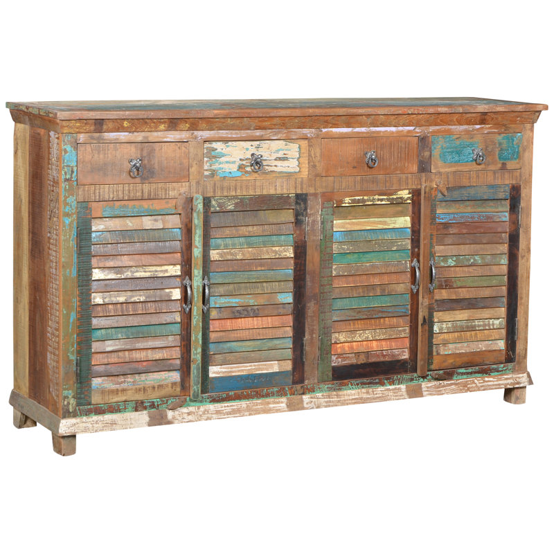 Eggleton 72'' Solid Wood Sideboard, Brown