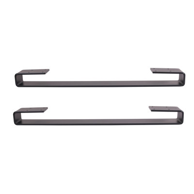 2pcs X 2" Coffee Table Legs,u Shaped Heavy Duty Solid Steel Table Legs,country Style ,cabinet Legs,sofa Legs,diy Table Legs,black