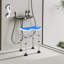 Adjustable 'u' Seat Shower Stool – Comfortable Padded Bath Chair For Seniors-607108296